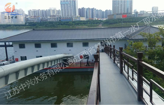 江西省赣州市第一水厂取水泵船