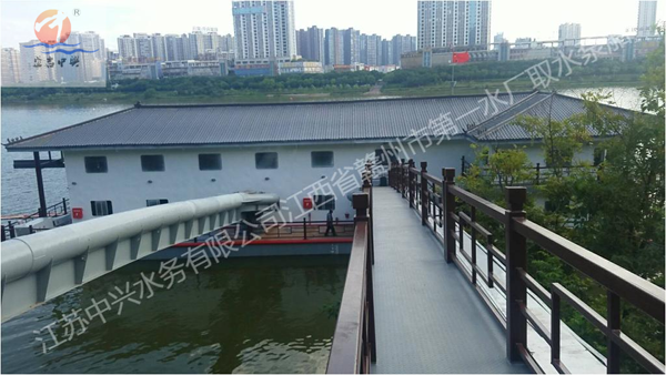 江西省赣州市第一水厂取水泵船
